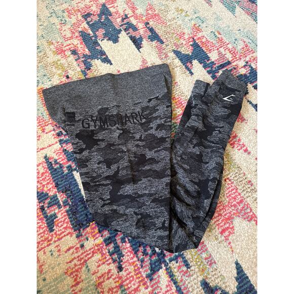 Gymshark Black Camo Leggings - Picture 2 of 6